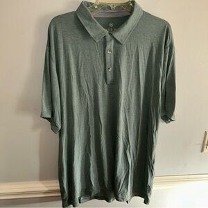 Free Fly Apparel Green Polo Shirt